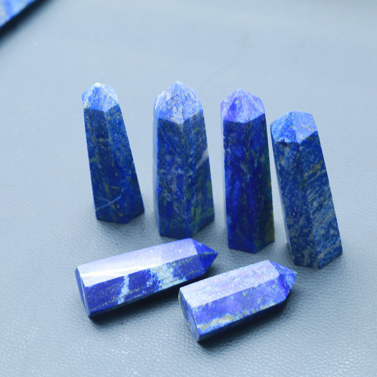 300g Natural Crystal Lapis Lazuli Tower