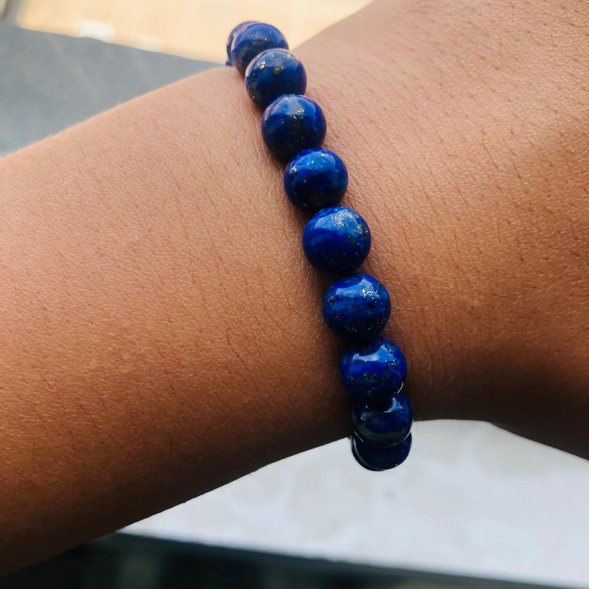 Natural Lapis Lazuli Gemstone Bracelet